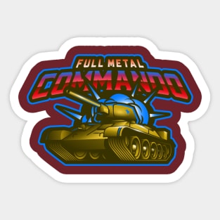 Full Metal Commando Gaming Design T-shirt Coffee Mug Apparel Notebook Sticker Gift Mobile Cover Sticker